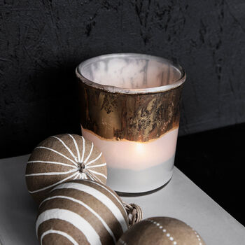 Sky High Gold And White Tea Light Holder, 2 of 6