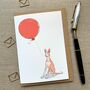 Personalised Podenco Dog Birthday Card, thumbnail 1 of 4