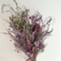 Purple Wild Flower Dried Flower Bouquet, thumbnail 2 of 4
