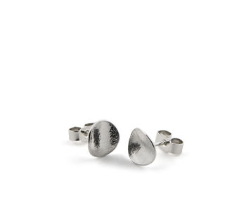 Honesty Stud Earrings Silver Or 18ct Gold, 5 of 6