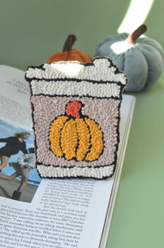 Spooky Halloween Punch Needle Mug Rugs, 9 of 9