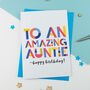 Amazing Aunt, Auntie, Aunty All Purpose Card, thumbnail 3 of 6