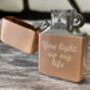 Personalised Engraved Rose Gold Lighter, thumbnail 7 of 9