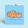 Bao Buns Card | Cute Greetings Card, thumbnail 1 of 5