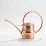 Handmade Copper Watering Can Long Spout, Solid Copper Planter Pot, thumbnail 2 of 5