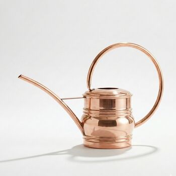 Handmade Copper Watering Can Long Spout, Solid Copper Planter Pot, 2 of 5