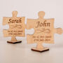Personalised Jigsaw Wedding Place Names, thumbnail 2 of 5