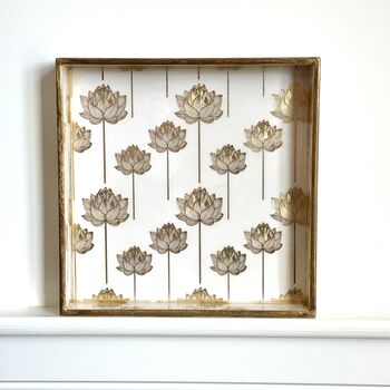 Wooden Serving Tray, Printed Square, 11 of 12