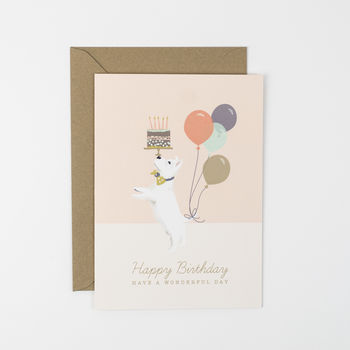 Westie Terrier Birthday Card, 2 of 2