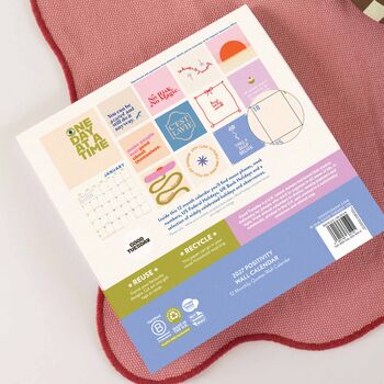 2027 Wall Calendar | Positivity, 6 of 6