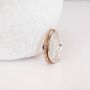 Personalised Sterling Silver And Copper Spinner Ring, thumbnail 5 of 11