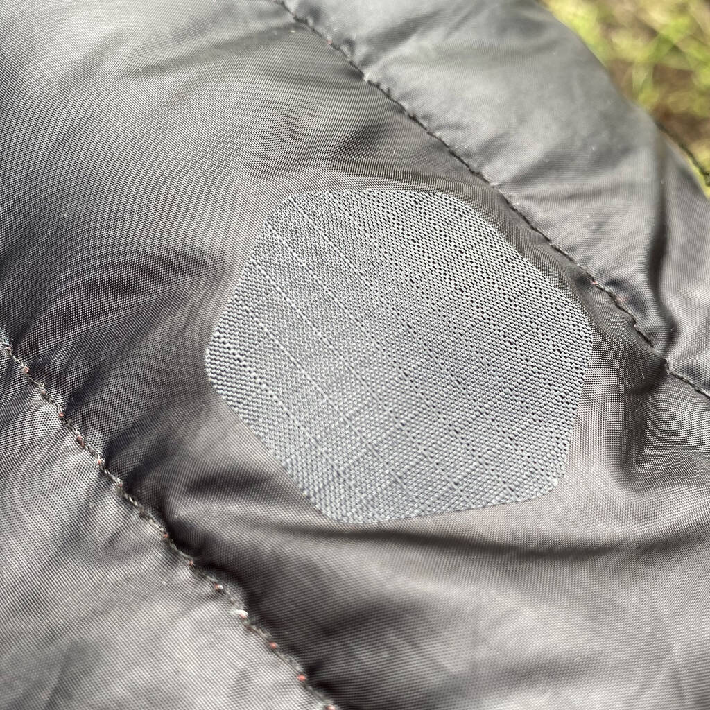 Hex Triple Hexagonal Repair Patch Kit White/Grey/Black By Down Jacket  Repair