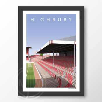 Arsenal Fc Highbury North Bank Terrace Poster, 6 of 6