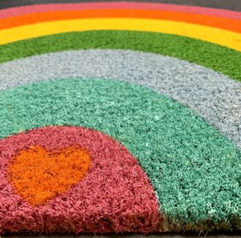 Rainbow Shape Doormat, 3 of 5