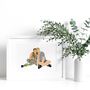 Bespoke Custom Portrait Illustration Print Valentines, thumbnail 9 of 10