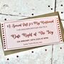 Personalised Gold Foil 'Date Night' Gift Voucher, thumbnail 3 of 4