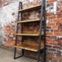 Industrial Reclaimed Bookcase Shelf Unit 181, thumbnail 1 of 6