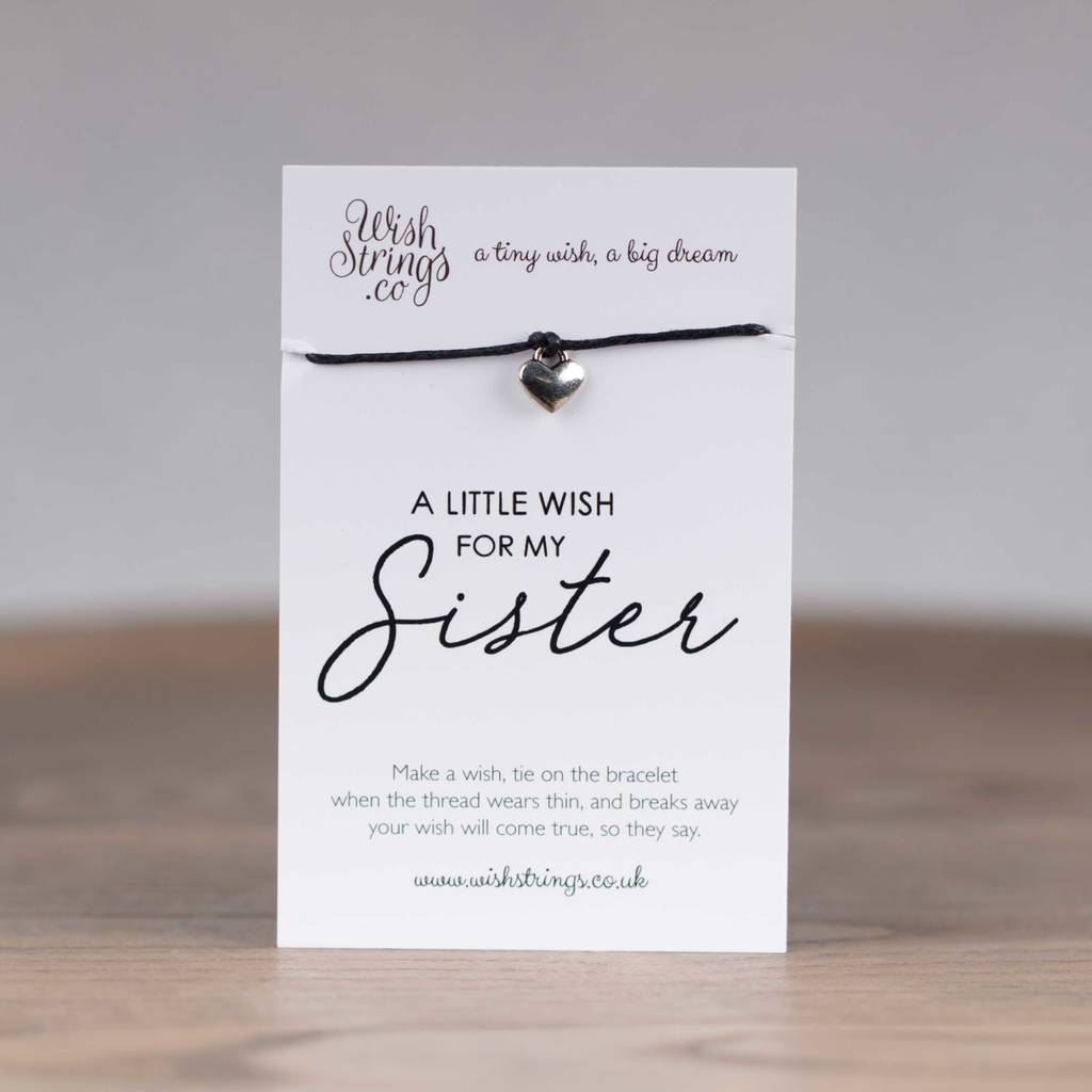 sister wish bracelet