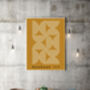 Bauhaus Yellow Retro Art Print, thumbnail 2 of 2