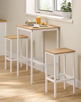 Space Saving Bar Table And Stools Set, 3 of 10