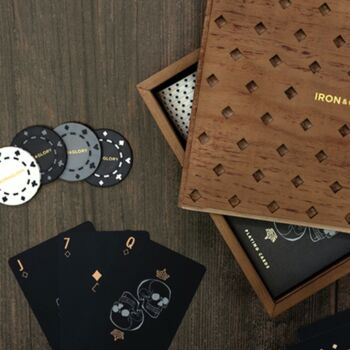 Luxury Personalised Poker Set, 2 of 4