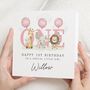 Personalised Safari 1st Birthday Card For Daughter, thumbnail 1 of 7