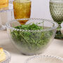 Glass Beaded Salad Bowl, thumbnail 3 of 5
