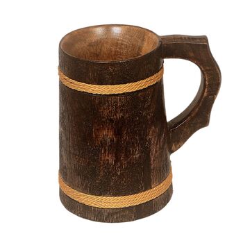 Wooden Beer Mug With Handle, 2 of 4