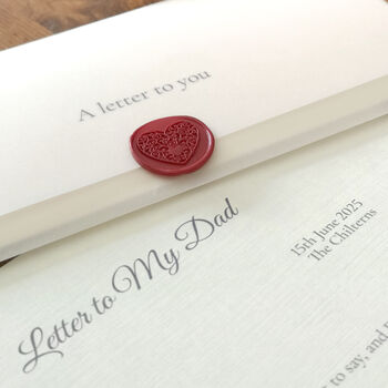 A Letter To My Dad Personalised Keepsake, 2 of 12