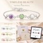 Personalise Create Your Own Family Birthstones Bracelet, thumbnail 5 of 12