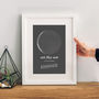 Personalised Phase Of The Moon Print, thumbnail 7 of 8