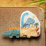 Baby And Toddlers Cotton Fabric Dinosaur Book, thumbnail 10 of 11