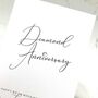 60th Diamond Jewel Personalised Anniversary Card, thumbnail 4 of 4
