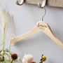Dad's Personalised Wooden Coat Hanger, thumbnail 1 of 4