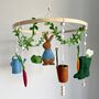 Handmade Peter Rabbit Themed Baby Cot Mobile, thumbnail 1 of 10