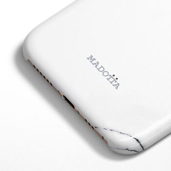 Carrara White Marble Case For iPhone, 4 of 4