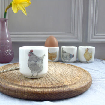 Bone China Hen Egg Cup, 8 of 11