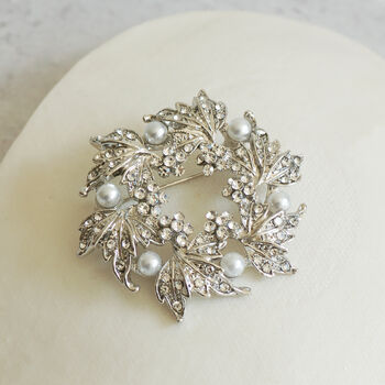 Wreath Brooch, 3 of 8