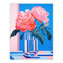Perfect Peonies Dopamine Pink Flowers Wall Art Print, thumbnail 6 of 6