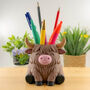 Highland Cow Pen Holder, thumbnail 1 of 3