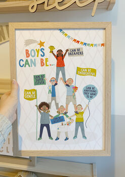 Boys Can Be… Children's Print, 3 of 5
