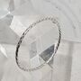 Twisted Sterling Silver Bangle, thumbnail 2 of 8