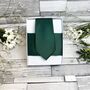 Hunter Green Wedding Tie Set, thumbnail 9 of 12