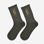 Women's Glitter Socks Black Gold Zodiac Leo, thumbnail 1 of 5