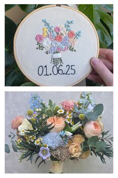 Bridal Bouquet Embroidery, 3 of 3