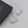'Wish' Banner Word Necklace, thumbnail 5 of 6
