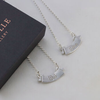 'Wish' Banner Word Necklace, 5 of 6