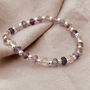 Sterling Silver Fluorite Bracelet, thumbnail 2 of 6