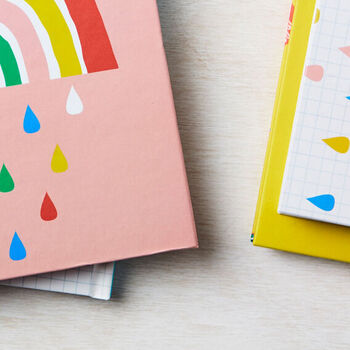 Personalised Rainbow Sketchbook Journal For Kids, 6 of 6