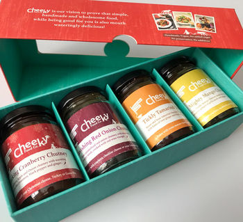 Christmas Chutneys Gift Box For Cheese, 4 of 5